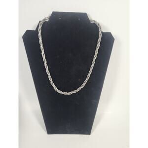 Suarti Sterling Silver Byzantine Chain Necklace Bali BA Indonesia - 61.61g